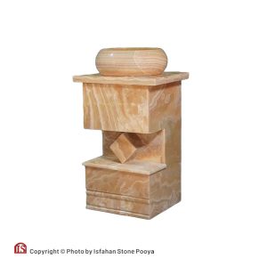 Honey onyx wash basin