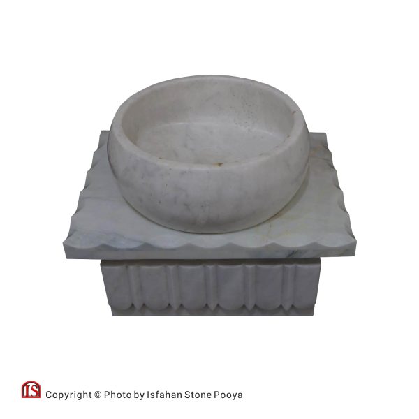 White marble wash basin (1)